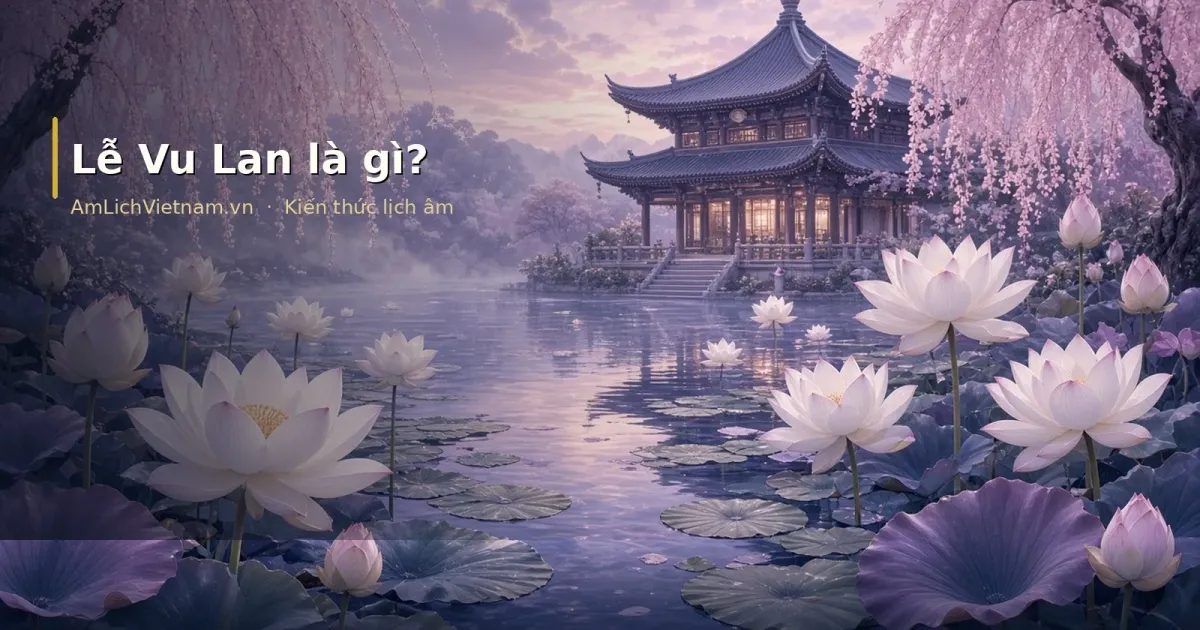 Lễ Vu Lan là gì? Báo hiếu mùa rằm tháng Bảy