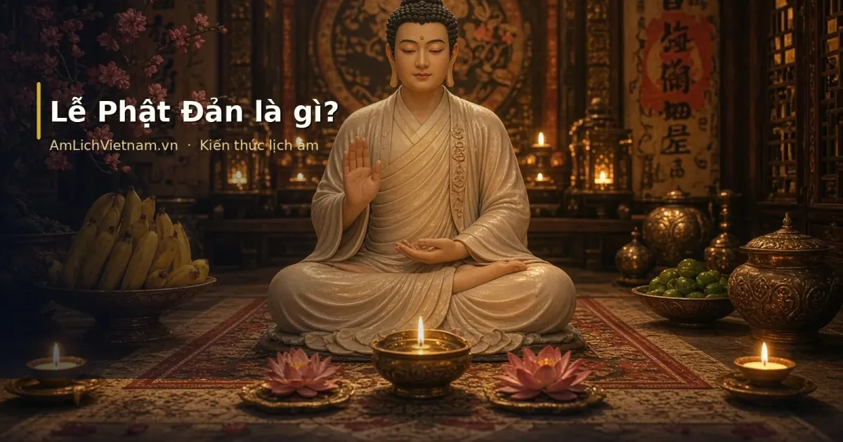 Lễ Phật Đản là gì? Ngày âm, ý nghĩa và cách tra lịch