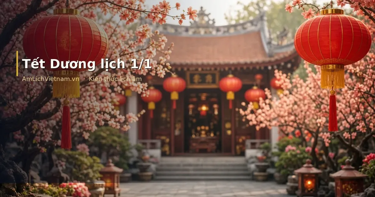 Tết Dương lịch 1/1: ý nghĩa, khác Tết âm và cách đối lịch