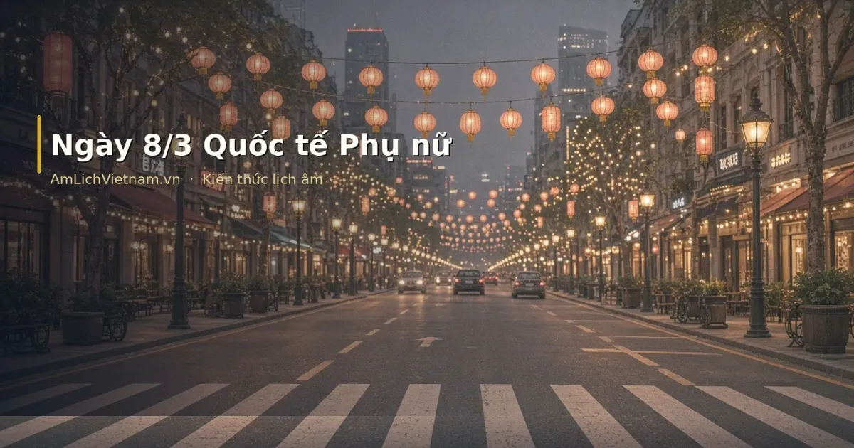 Ngày 8/3 Quốc tế Phụ nữ: ý nghĩa, lịch Việt và cách đối âm