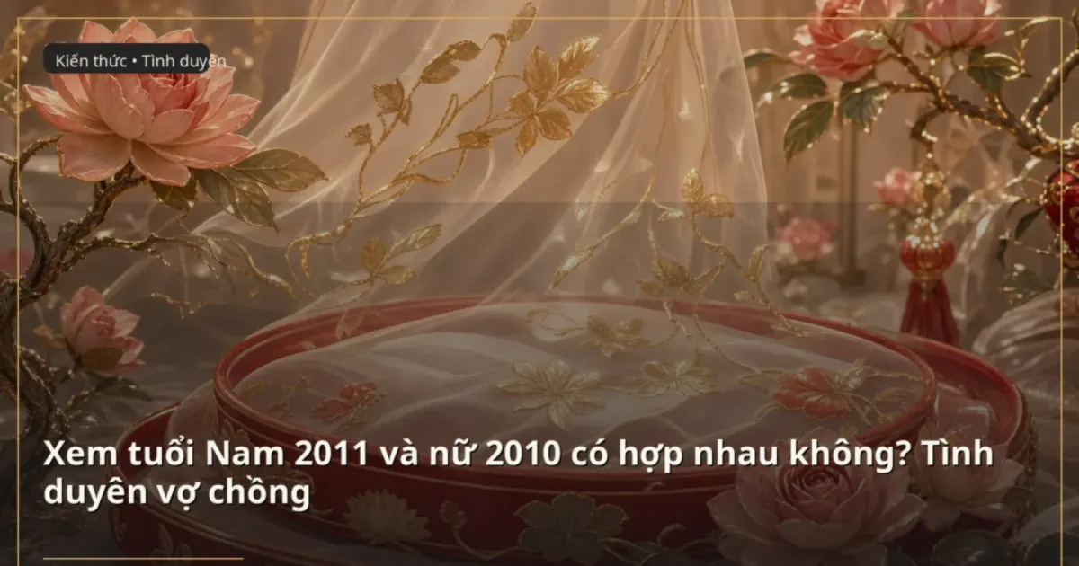 Xem tuổi Nam 2011 và nữ 2010 có hợp nhau không? Tình duyên vợ chồng