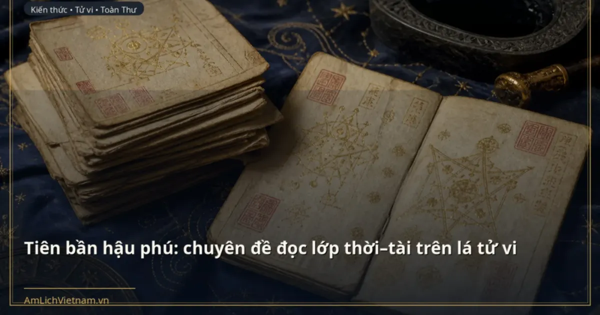 Tiên bần hậu phú: chuyên đề đọc lớp thời–tài trên lá tử vi